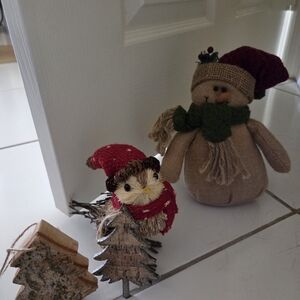 Rustic Holiday Decor Set